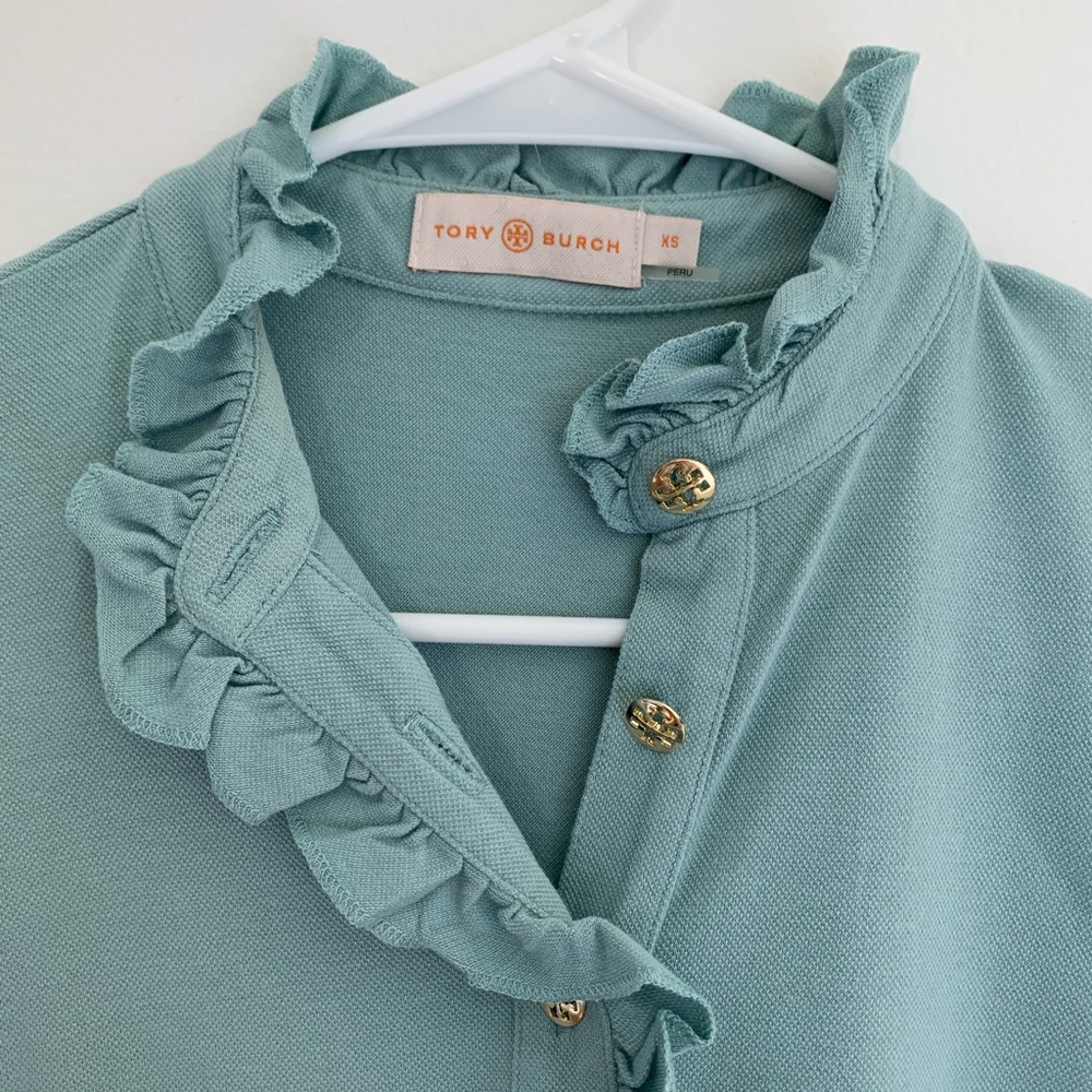 LIKE NEW - TORY BURCH Ruffle Sleeveless Top